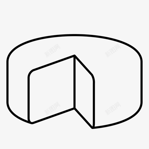 奶酪轮三明治食物图标svg_新图网 https://ixintu.com 三明治 享受 切 吃 奶酪形式 奶酪轮 早餐 瑞士奶酪 食物
