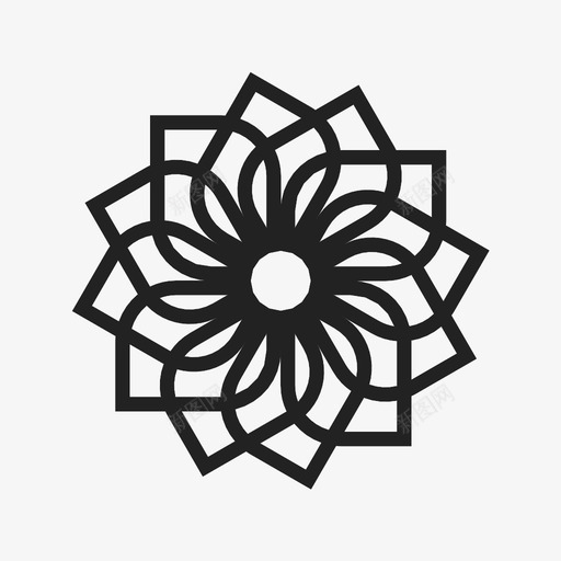 螺旋形圆形盘绕图标svg_新图网 https://ixintu.com 刺绣 卷曲 圆形 盘绕 缠绕 花朵 螺旋形