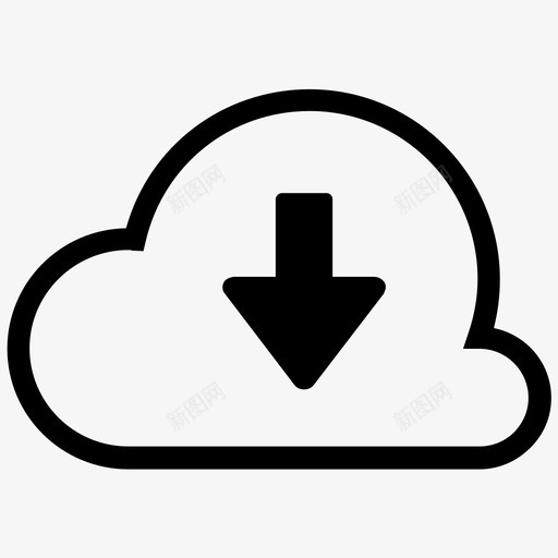 云保存否图标svg_新图网 https://ixintu.com gold 云下载 保存 保留 否 已售出 粗体