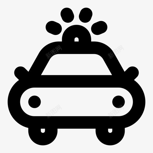 警车警长警官图标svg_新图网 https://ixintu.com 帮助 汽车 法律 犯罪 警官 警车 警长 车辆 运输提纲加粗