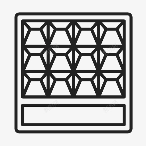 混凝土围墙砌块俄罗斯框架图标svg_新图网 https://ixintu.com 俄罗斯 墙体 建筑 框架 混凝土围墙砌块 立面 装饰