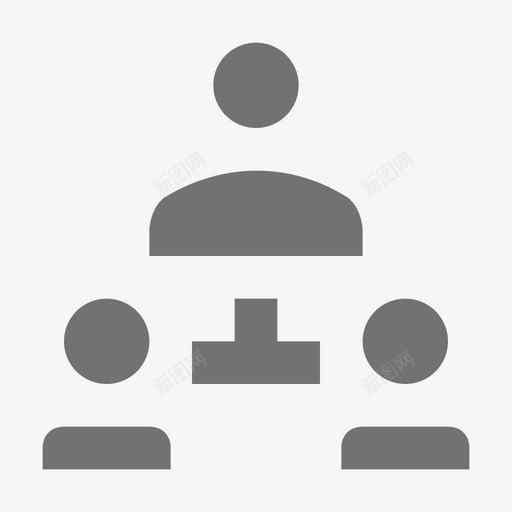 组织结构团队合作材料标图标svg_新图网 https://ixintu.com 团队合作材料设计图标 组织结构