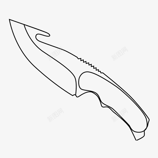 内脏刀武器工具图标svg_新图网 https://ixintu.com csgo cs围刀模型 内脏刀 军用 刀片 切割机 切片机 去骨机 工具 武器