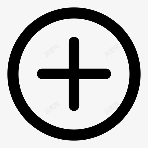 加法加号更多图标svg_新图网 https://ixintu.com 加号 加法 圆圈 总和 按钮 数字 更多 计数 计算