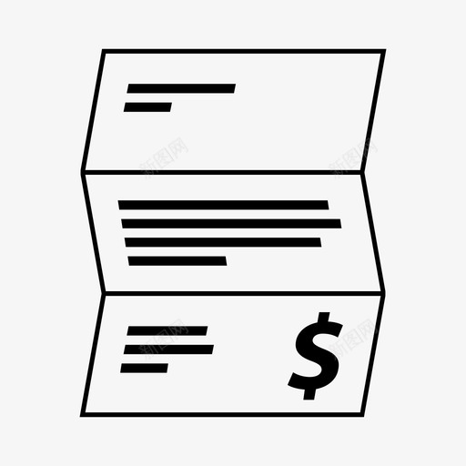 帐单加号货币图标svg_新图网 https://ixintu.com 加号 发票 帐单 支票 注明 美元 联合 货币 远期 追加
