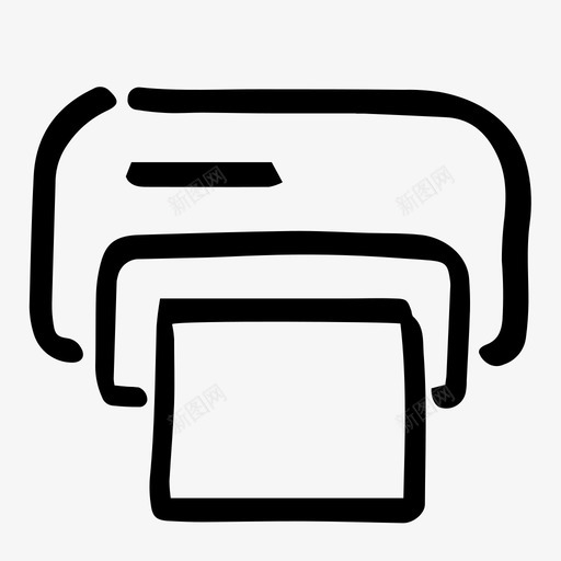 打印机工具记录图标svg_新图网 https://ixintu.com 制作人 墨水 小工具 工具 手绘基础 打印机 模仿者 激光打印机 纸张 计算器 记录
