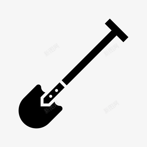 铲子出售不图标svg_新图网 https://ixintu.com 不 出售 工具 建筑 持有 挖掘 粗体 耕作 铲子 黄金