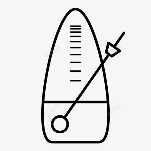 节拍器钟摆音乐图标svg_新图网 https://ixintu.com 刻度盘 机械装置 点击 节拍 节拍器 计时器 设备 钟摆 音乐