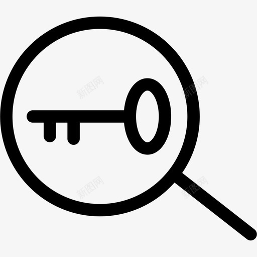 在圆圈中搜索键符号界面seopack图标svg_新图网 https://ixintu.com seopack 在圆圈中搜索键符号 界面