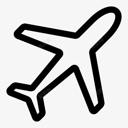 飞机旅行展品图标svg_新图网 https://ixintu.com 喷气式飞机 大纲用户界面 展品 旅行 旅行者 机场 材料 空中巴士 航班 飞机