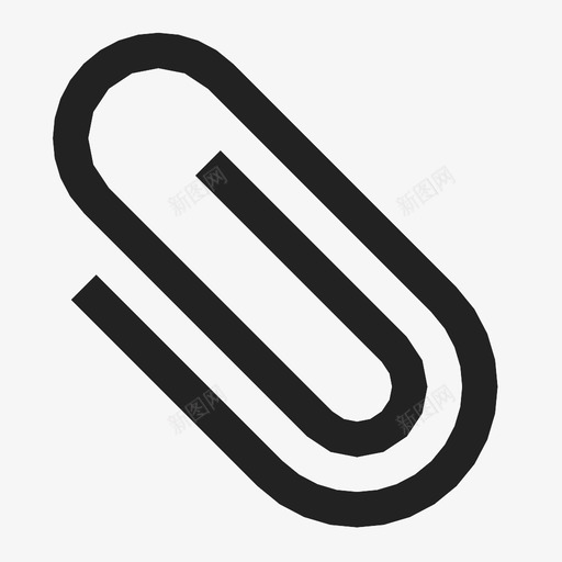 采购产品回形针回形针夹子图标svg_新图网 https://ixintu.com 办公室 回形针 图像 夹子 用品 紧固件 采购产品回形针
