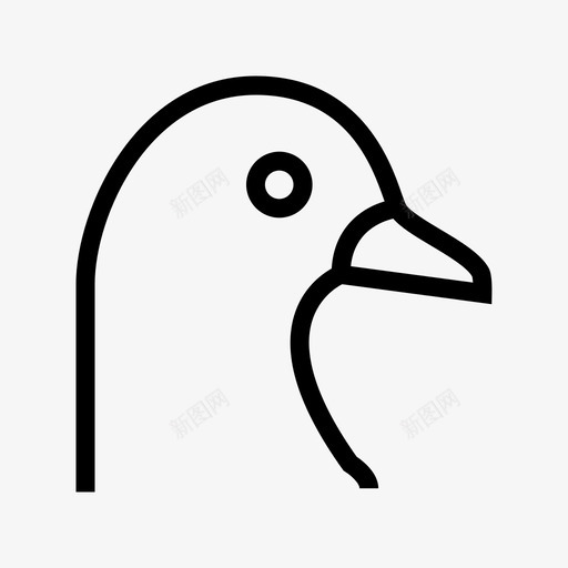 鸟鸽图标svg_新图网 https://ixintu.com 鸟鸽
