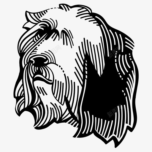 有胡须的牧羊犬akc动物图标svg_新图网 https://ixintu.com akc akc犬种 动物 品种 宠物 有胡须的牧羊犬 牧群 犬只 狗 狗品种