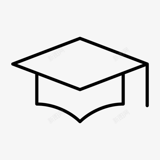 学术帽学生意义图标svg_新图网 https://ixintu.com 大学 学历 学术帽 学生 学院 帽子 意义 批准 教育薄 毕业 灰泥板