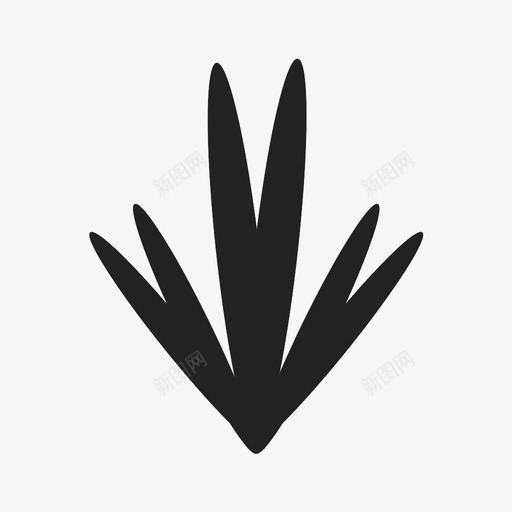 草植物叶子图标svg_新图网 https://ixintu.com 叶子 叶片 树叶 植物 绿叶 草 草坪 院子