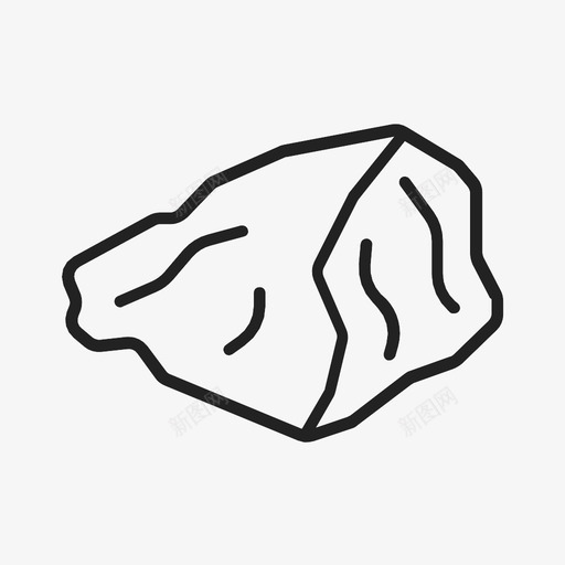 岩石开始标志图标svg_新图网 https://ixintu.com 严肃 山 岩石 开始 弓箭手 标志 水晶 石头 矿物 简历