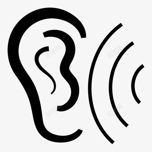 听觉声音多愁善感图标svg_新图网 https://ixintu.com 伤感 倾听 听觉 声音 多愁善感 时尚 电子杂志 耳朵和耳朵 谈话 馅饼