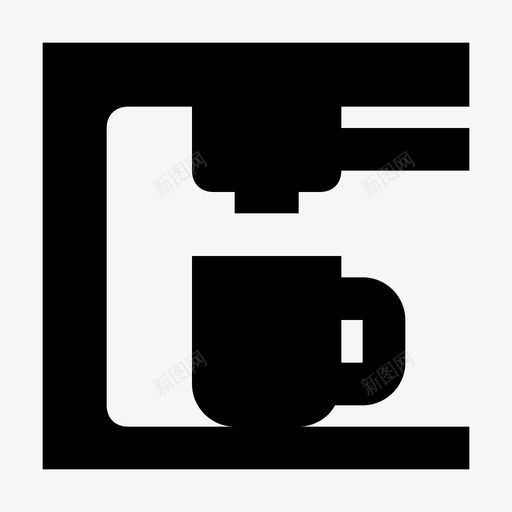 咖啡机厨房用具家用电器图标svg_新图网 https://ixintu.com 卡布奇诺咖啡机 厨房用具 咖啡机 家用电器 浓缩咖啡机 茶壶 酒店服务材料设计图标 酿酒机