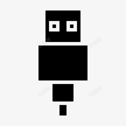 usb电缆数据图标svg_新图网 https://ixintu.com usb电缆 下载 不 保留 已售出 插头 数据 电子设备卷1固体 计算机 连接 黄金