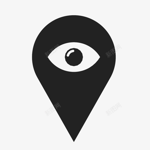 眼睛风景出售图标svg_新图网 https://ixintu.com 不 出售 地标 大胆 找到 持有 看 眼睛 视觉 风景 黄金