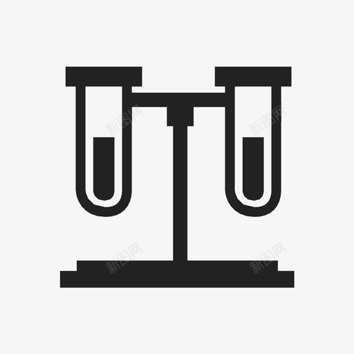 试管化学品设备图标svg_新图网 https://ixintu.com 化学品 实验室 测试 玻璃 科学 设备 试管