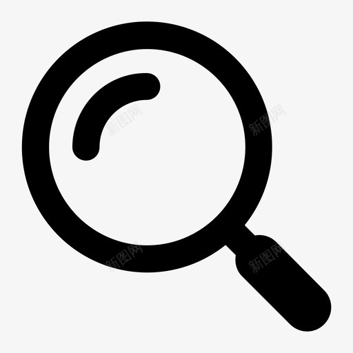 放大镜开始签名图标svg_新图网 https://ixintu.com 严肃 开始 恢复 打开 搜索 放大镜 查找 签名 缩放