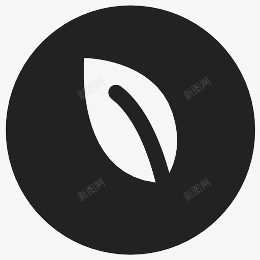 叶不自然图标svg_新图网 https://ixintu.com hold 不 出售 叶 叶状 树叶 环境 粗体 自然 黄金
