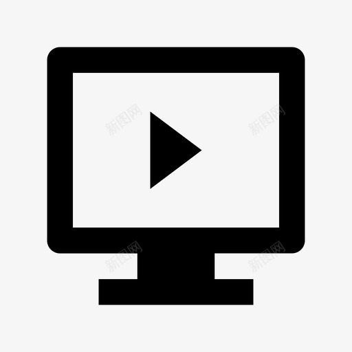 液晶显示科技材料标图标svg_新图网 https://ixintu.com 液晶显示 科技材料设计图标