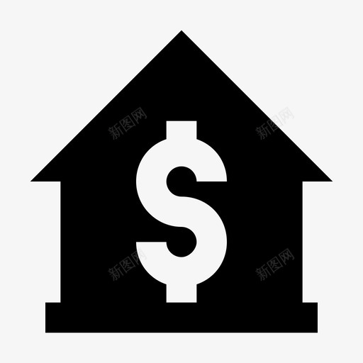 银行财富证券交易所图标svg_新图网 https://ixintu.com 商业 城市元素材料设计图标 房地产 证券交易所 财富 贪婪 金融机构 金钱 银行 银行大厦