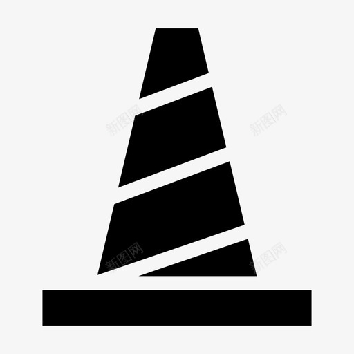 交通锥标志感伤图标svg_新图网 https://ixintu.com 交通锥 伤感 字形 宽 感伤 时尚 标志 粘液 警察 道路