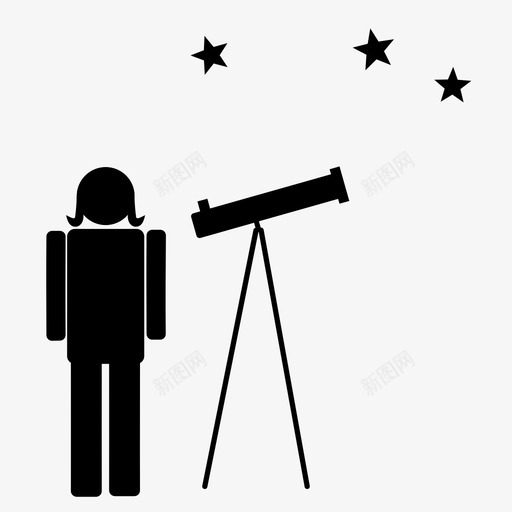 天文学家望远镜恒星图标svg_新图网 https://ixintu.com 不 事业 出售 大胆 天文学家 恒星 持有 星系 望远镜 物理学家 黄金