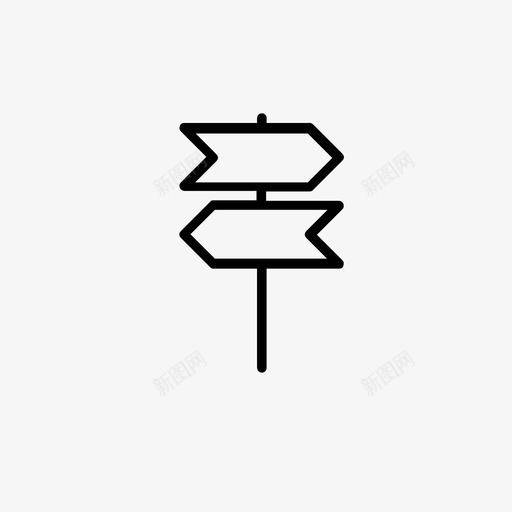 标杆移动标记图标svg_新图网 https://ixintu.com 位置 指示 方向 标杆 标记 用户界面 移动 箭头