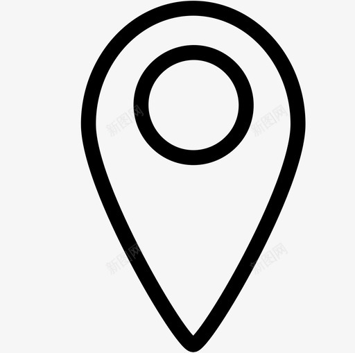 位置精确定位定位图标svg_新图网 https://ixintu.com svg 下降 位置 地图 定位 方向 精确定位 线图标