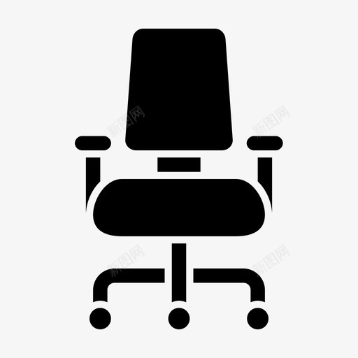 转椅带扶手的椅子无图标svg_新图网 https://ixintu.com 出售 办公椅 商业金融图表完整字形 家具 带扶手的椅子 带轮子的椅子 持有 无 粗体 转椅 黄金