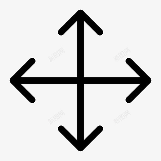 移动定向生成图标svg_新图网 https://ixintu.com 光标 克隆 十字路口 定向 宽 干燥 方向 流行图标设置线 生成 移动 箭头 蛋糕