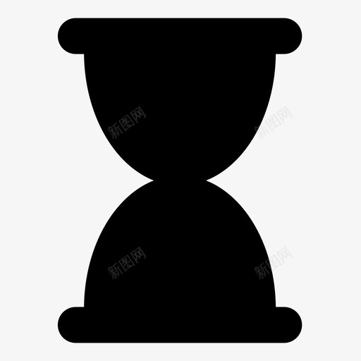 沙漏时间进度图标svg_新图网 https://ixintu.com 仪表 加载 年表 时钟 时间 沙漏 测量 进度