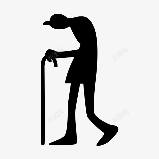 老人散步潮汐图标svg_新图网 https://ixintu.com 人 冠 建筑人 打 散步 溪流 潮汐 狭缝 老人 走