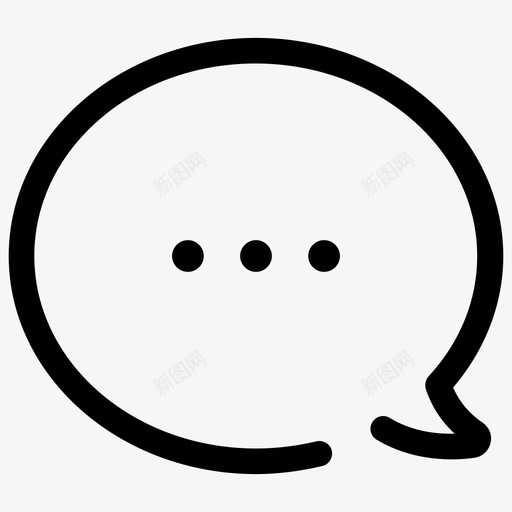 短信杰作队形图标svg_新图网 https://ixintu.com 放大 服装 杰作 清洁 短信 线图标 聊天 通讯 队形