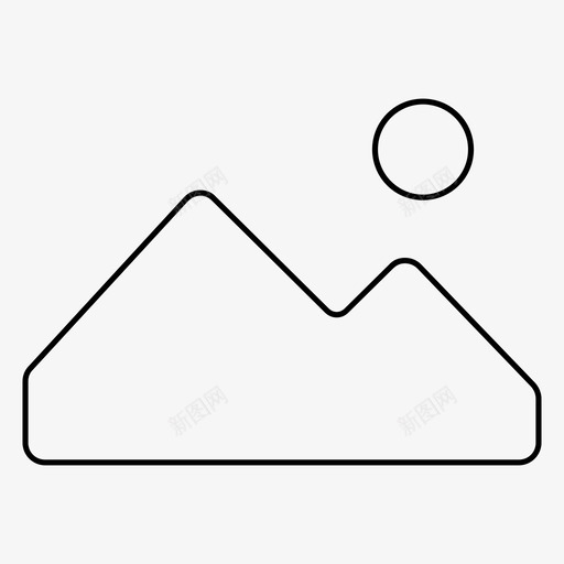 照片风景图标svg_新图网 https://ixintu.com 照片 风景图片