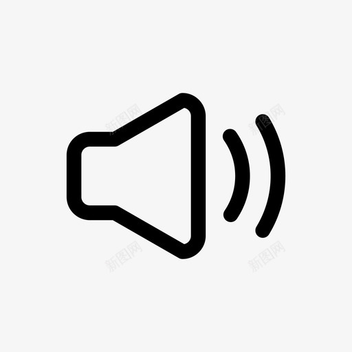 增加音量声音播放器图标svg_新图网 https://ixintu.com 伤感 增加音量 声音 播放器 沿 派 混音 阵型 音乐 音频