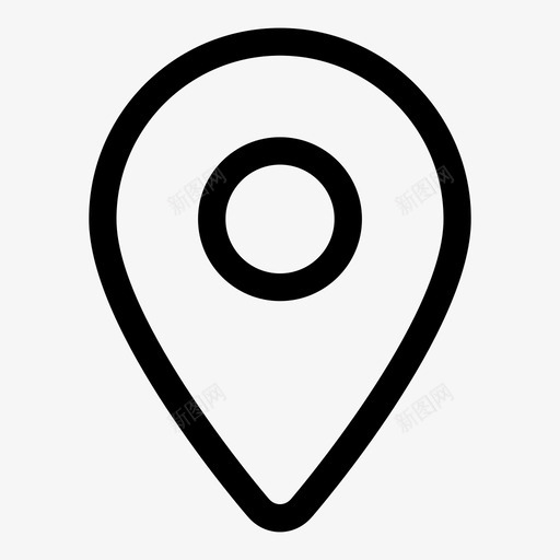 地图图钉地点材料图标svg_新图网 https://ixintu.com gps 位置 地图图钉 地点 大纲用户界面 展示件 文章 材料 标记 项目