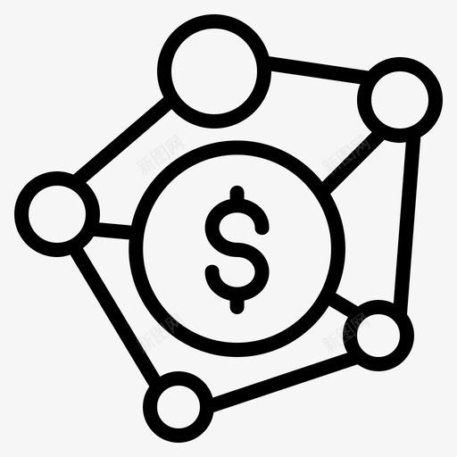 银行业务期权货币图标svg_新图网 https://ixintu.com 业务 关联 商业融资 投资 收益 期权 美元 股息 账户 货币 银行业务