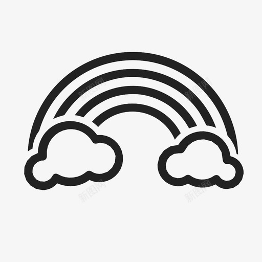 彩虹太阳夏天图标svg_新图网 https://ixintu.com 不 云 出售 夏天 大胆 太阳 彩虹 持有 阳光 黄金