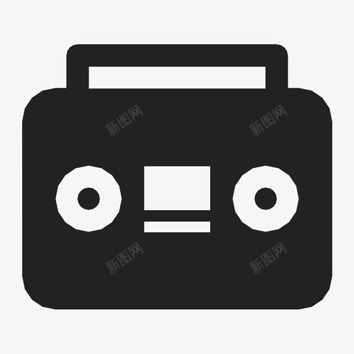 音箱启动爆炸图标svg_新图网 https://ixintu.com 启动 录音带 收音机 核弹 炸弹 爆炸 触发器 音乐 音箱