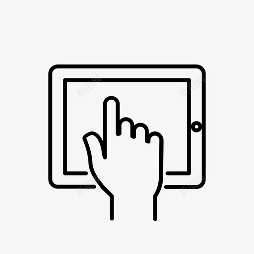平板电脑技术标志图标svg_新图网 https://ixintu.com ipad 加 另一个 屏幕 平板电脑 技术 搜索引擎优化服务互联网营销 支票 标志 触摸屏 附加