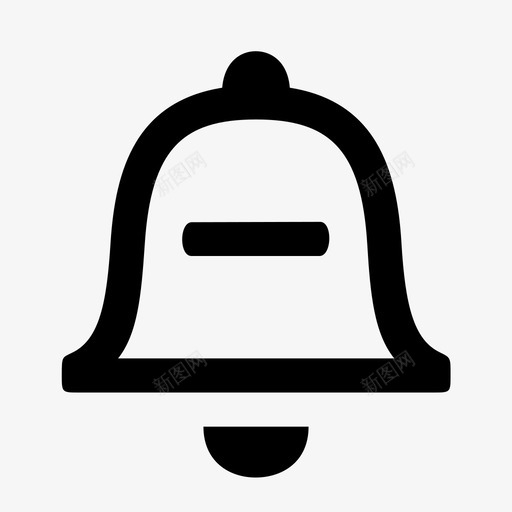 警报移除启动恢复图标svg_新图网 https://ixintu.com 减号 启动 恢复 打开 数据 视图 警报 警报移除 警报警报 通知