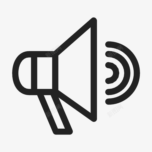 扬声器已售出无图标svg_新图网 https://ixintu.com 加粗 声音 已售出 手持 扬声器 无 金色 音乐 音频
