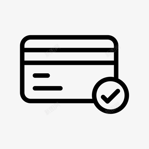 银行卡支票标记高签名图标svg_新图网 https://ixintu.com 信用卡 忽略 更多 确认 签名 货币和金融 转下一个 选择 银行卡 银行卡支票标记 高