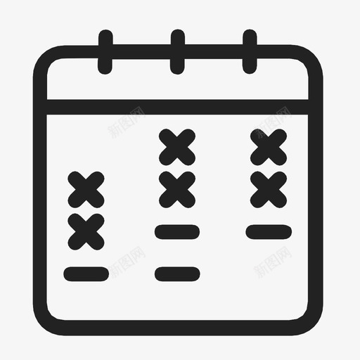 约会日历年日程表图标svg_新图网 https://ixintu.com 事件 天 年 日期 日程表 月 约会日历 预订