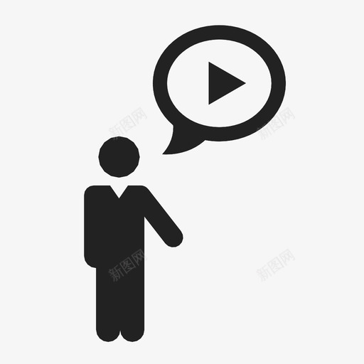 说话对话机器人图标svg_新图网 https://ixintu.com 对话 开始对话 开始说话 播放信息 机器人 说话 采取步骤